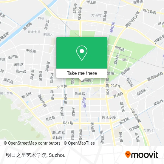 明日之星艺术学院 map