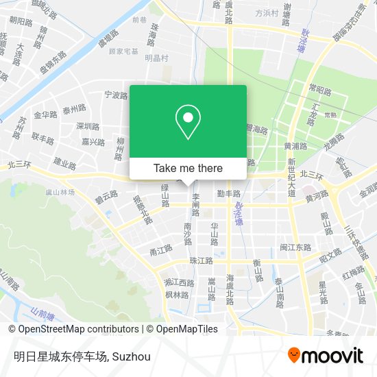 明日星城东停车场 map