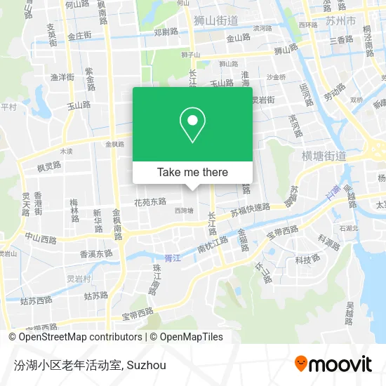 汾湖小区老年活动室 map