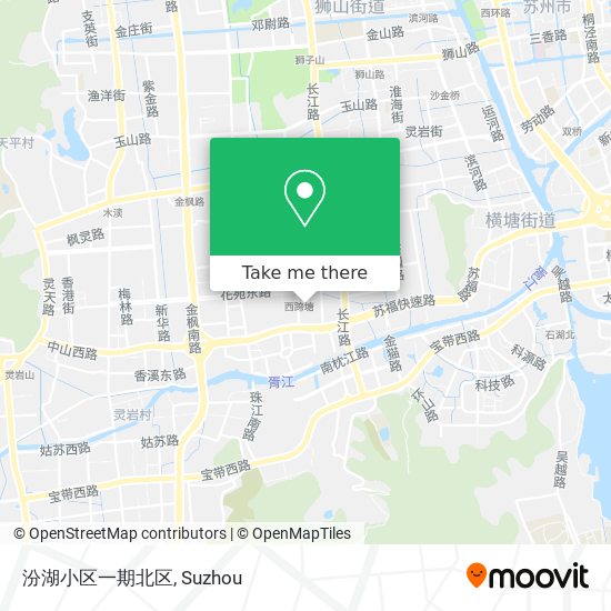 汾湖小区一期北区 map