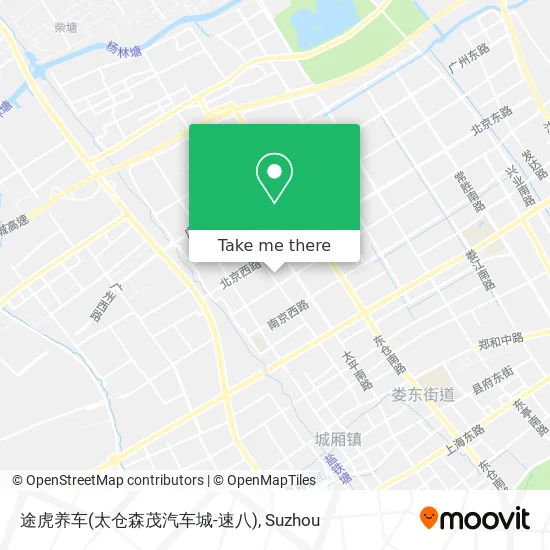 途虎养车(太仓森茂汽车城-速八) map