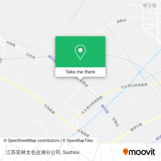 江苏亚林太仓达洲分公司 map