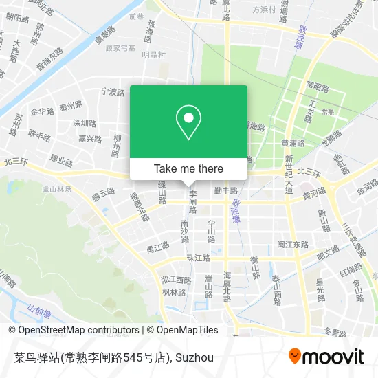 菜鸟驿站(常熟李闸路545号店) map