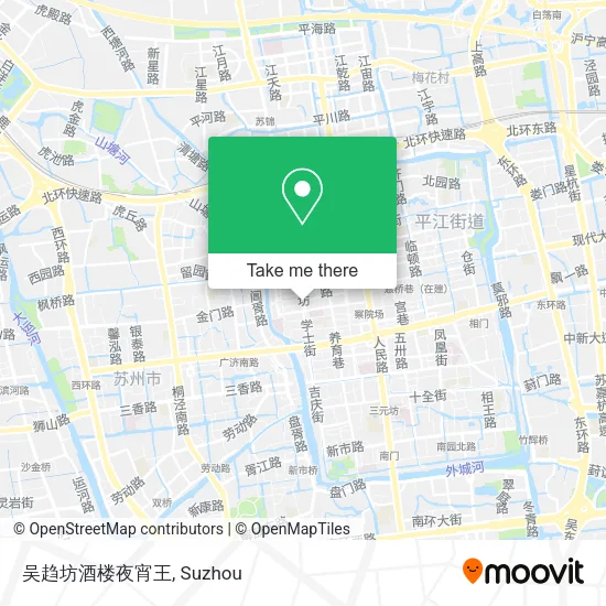 吴趋坊酒楼夜宵王 map