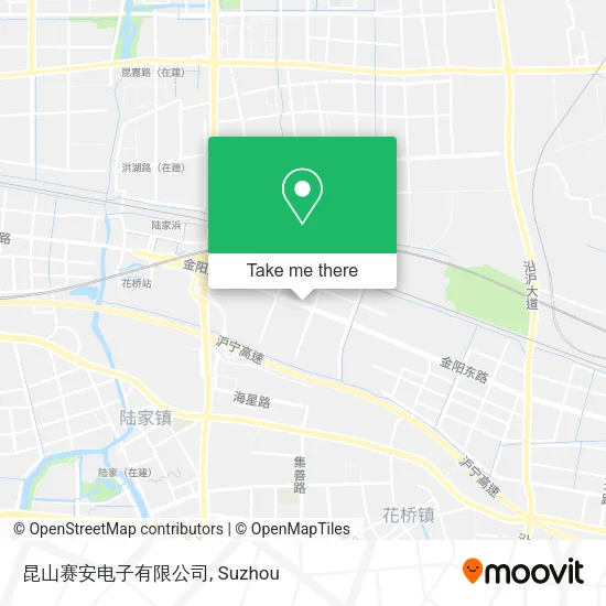 昆山赛安电子有限公司 map