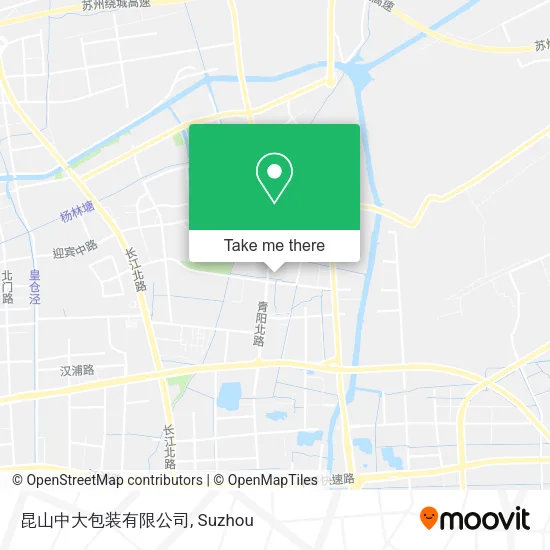 昆山中大包装有限公司 map
