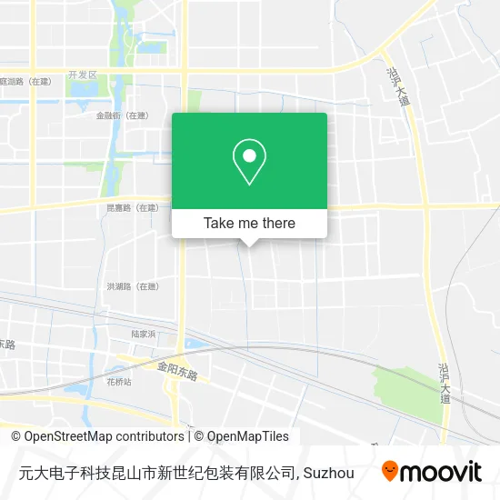 元大电子科技昆山市新世纪包装有限公司 map