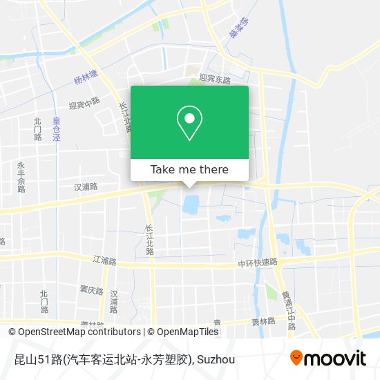 昆山51路(汽车客运北站-永芳塑胶) map