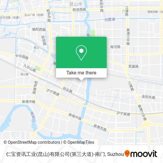 仁宝资讯工业(昆山)有限公司(第三大道)-南门 map