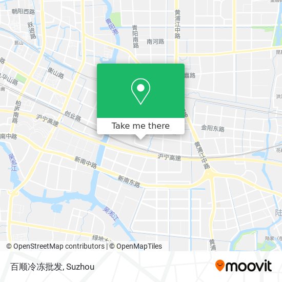百顺冷冻批发 map