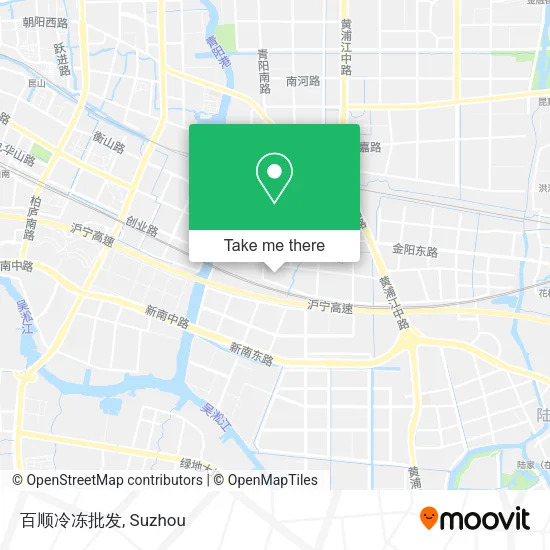 百顺冷冻批发 map