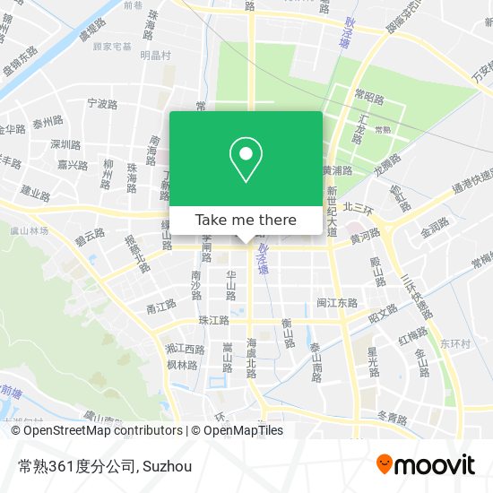 常熟361度分公司 map