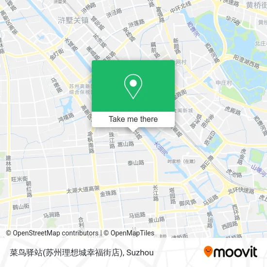 菜鸟驿站(苏州理想城幸福街店) map