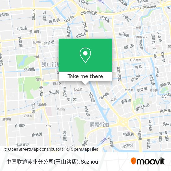 中国联通苏州分公司(玉山路店) map