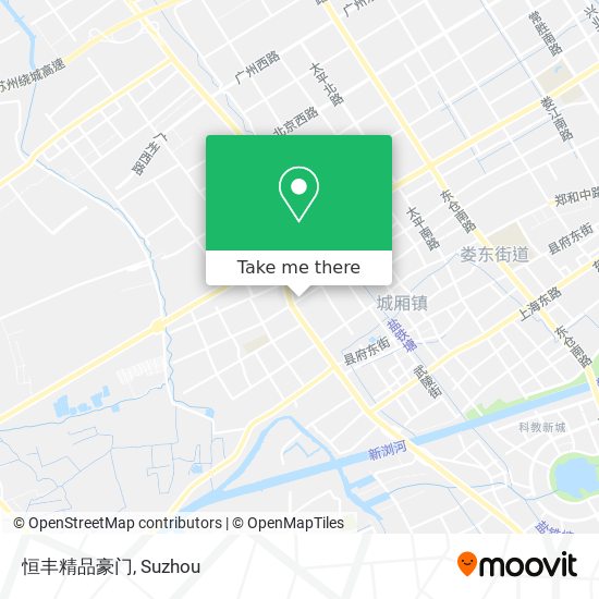 恒丰精品豪门 map