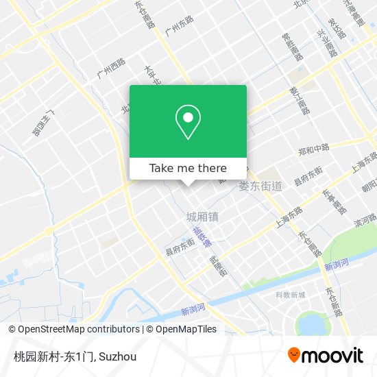 桃园新村-东1门 map