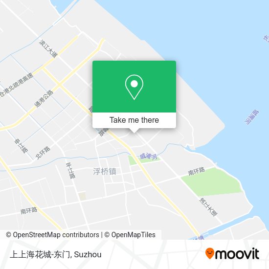 上上海花城-东门 map