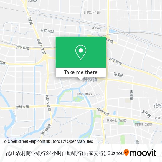 昆山农村商业银行24小时自助银行(陆家支行) map