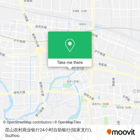 昆山农村商业银行24小时自助银行(陆家支行) map