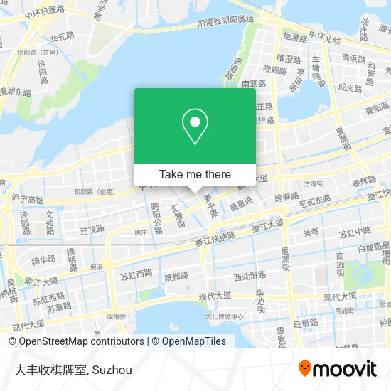 大丰收棋牌室 map