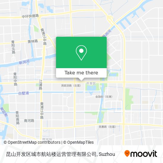 昆山开发区城市航站楼运营管理有限公司 map