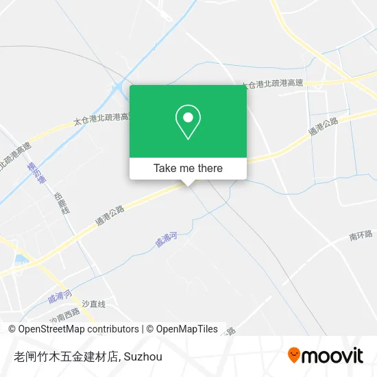 老闸竹木五金建材店 map