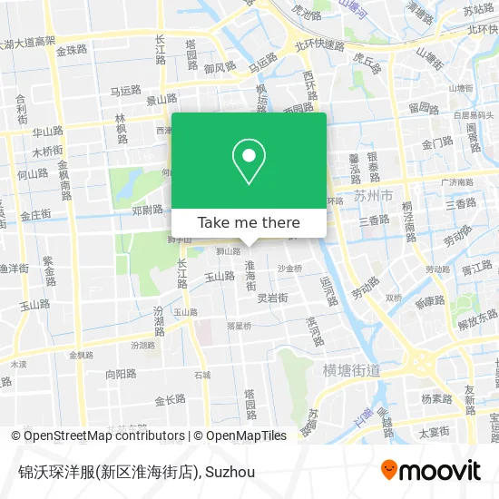 锦沃琛洋服(新区淮海街店) map