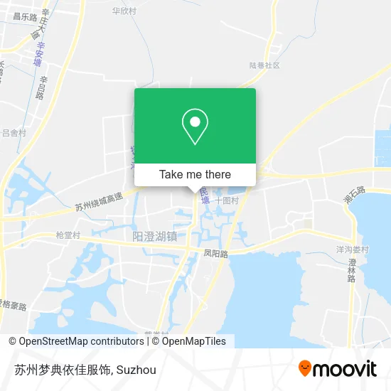 苏州梦典依佳服饰 map