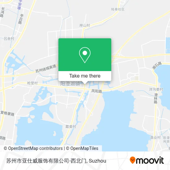 苏州市亚仕威服饰有限公司-西北门 map