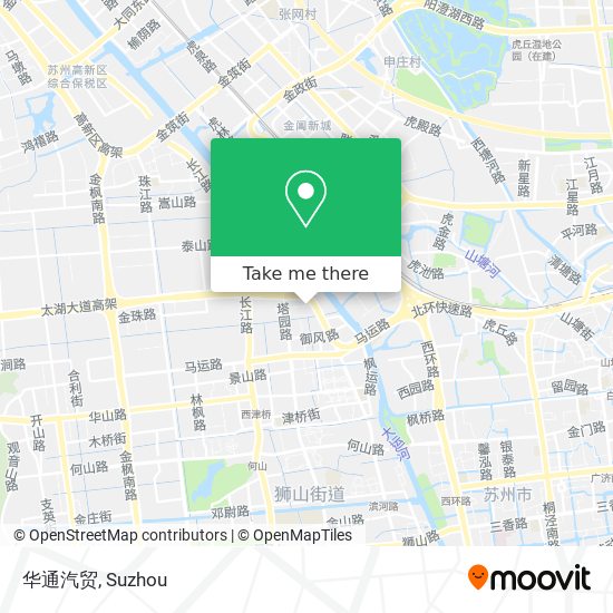 华通汽贸 map