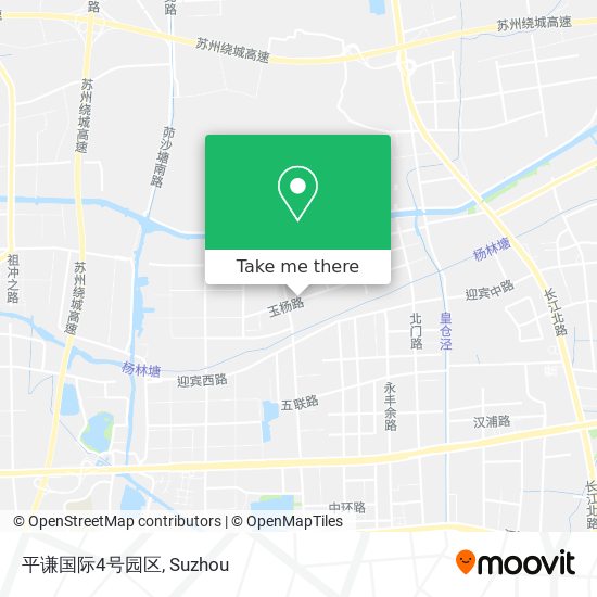 平谦国际4号园区 map