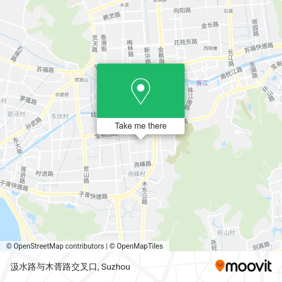 汲水路与木胥路交叉口 map