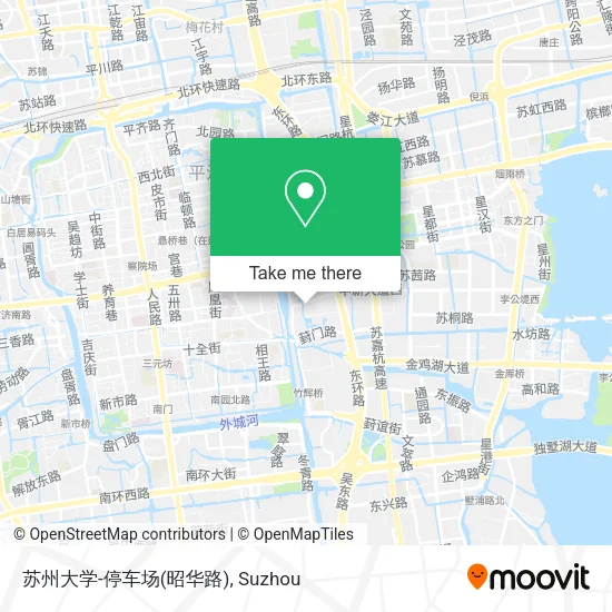 苏州大学-停车场(昭华路) map