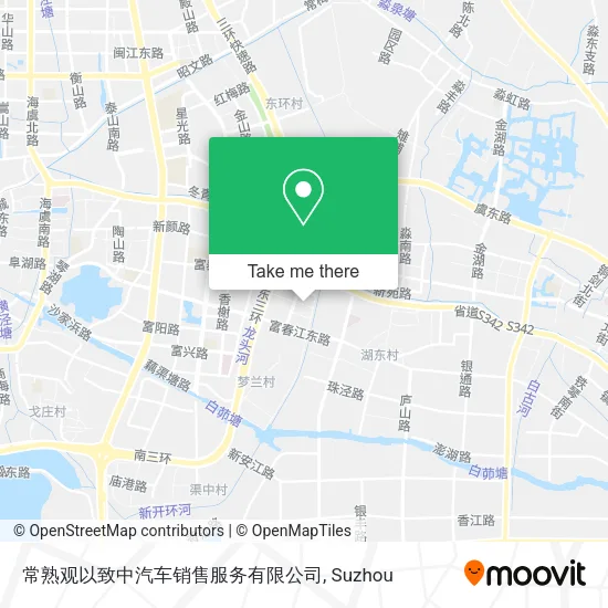 常熟观以致中汽车销售服务有限公司 map