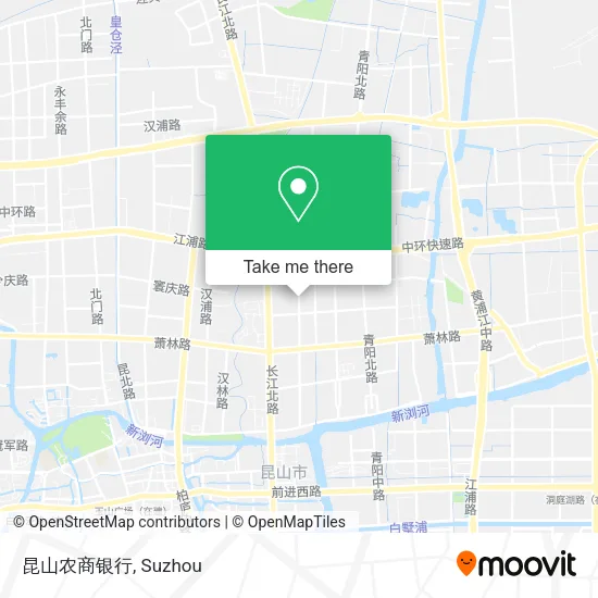 昆山农商银行 map