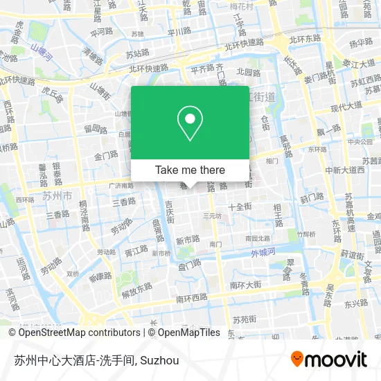 苏州中心大酒店-洗手间 map