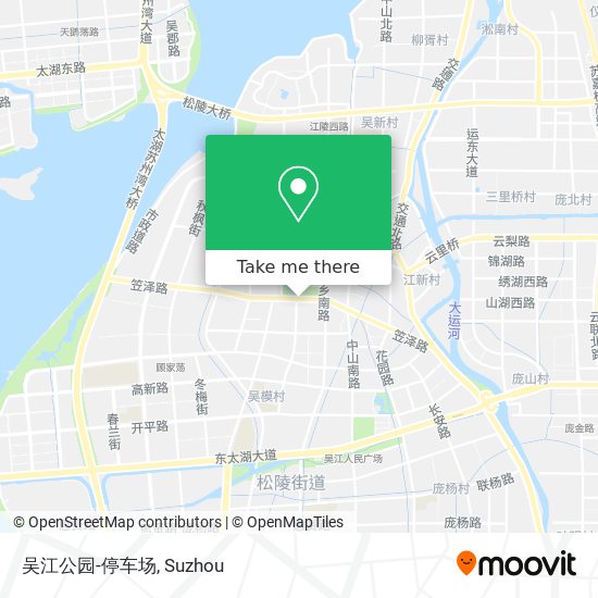 吴江公园-停车场 map