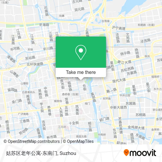 姑苏区老年公寓-东南门 map