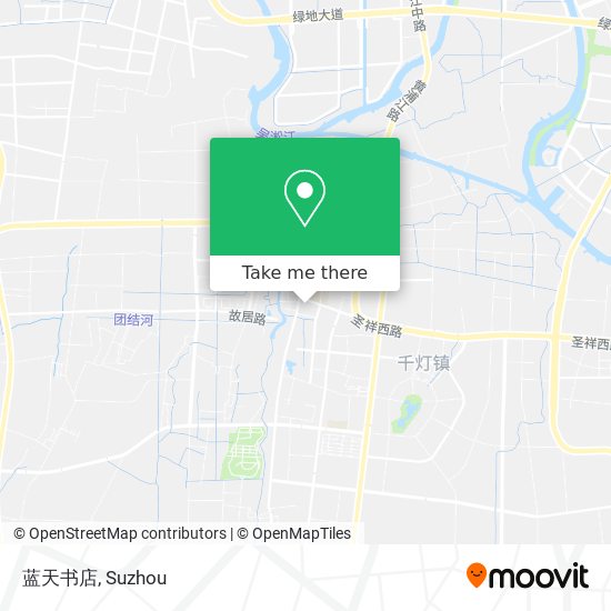 蓝天书店 map