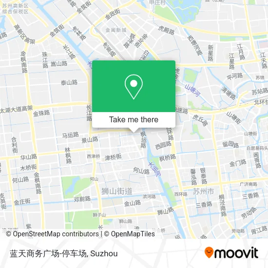 蓝天商务广场-停车场 map