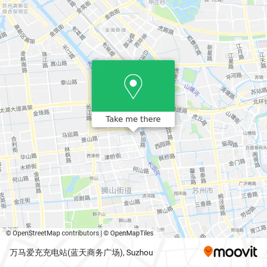 万马爱充充电站(蓝天商务广场) map