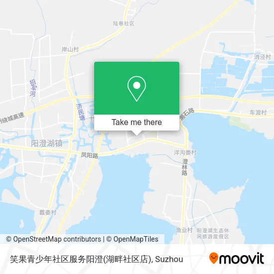笑果青少年社区服务阳澄(湖畔社区店) map