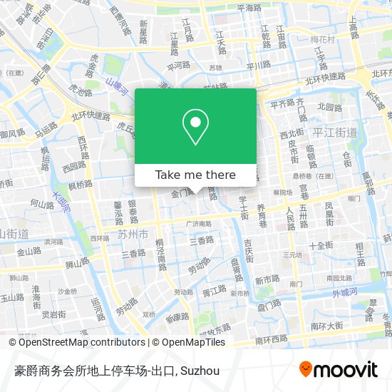 豪爵商务会所地上停车场-出口 map