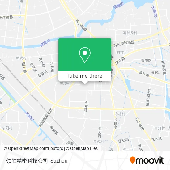 领胜精密科技公司 map