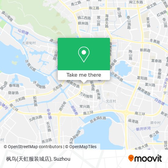 枫鸟(天虹服装城店) map