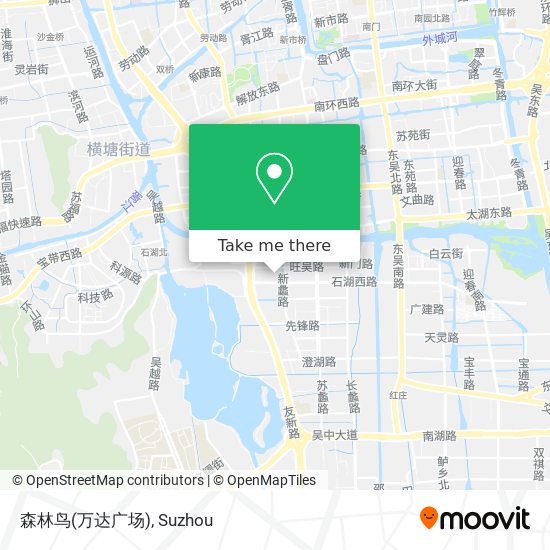 森林鸟(万达广场) map