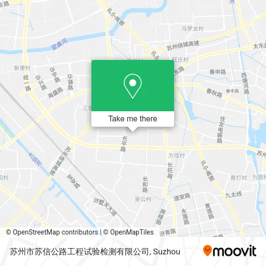 苏州市苏信公路工程试验检测有限公司 map