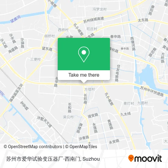 苏州市爱华试验变压器厂-西南门 map