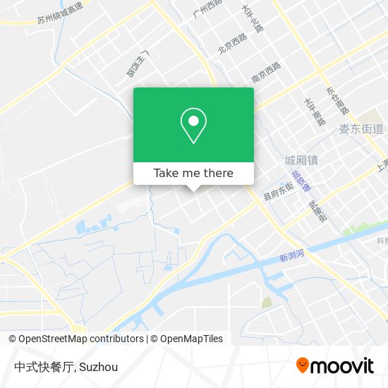 中式快餐厅 map