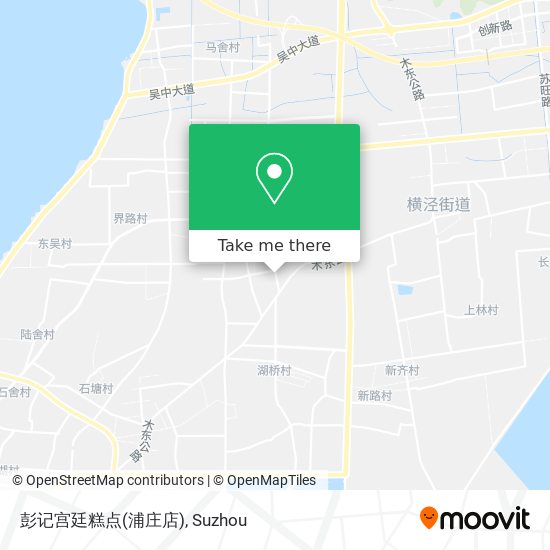 彭记宫廷糕点(浦庄店) map